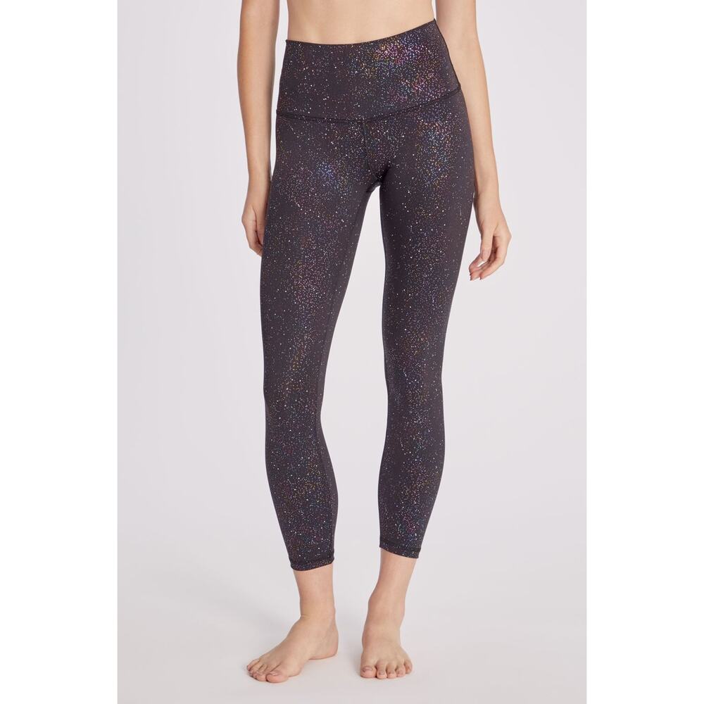 Wildfox Women's 7/8 Ultra High Rise Leggings in Rainbow Confetti Size Small